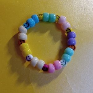 Multi color smiley face